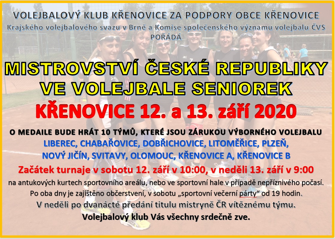 MČR seniorky 2020_plakát